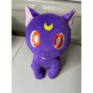 Sailor Moon Luna 12" Sitting Up Cat Plush Clever Idiot
